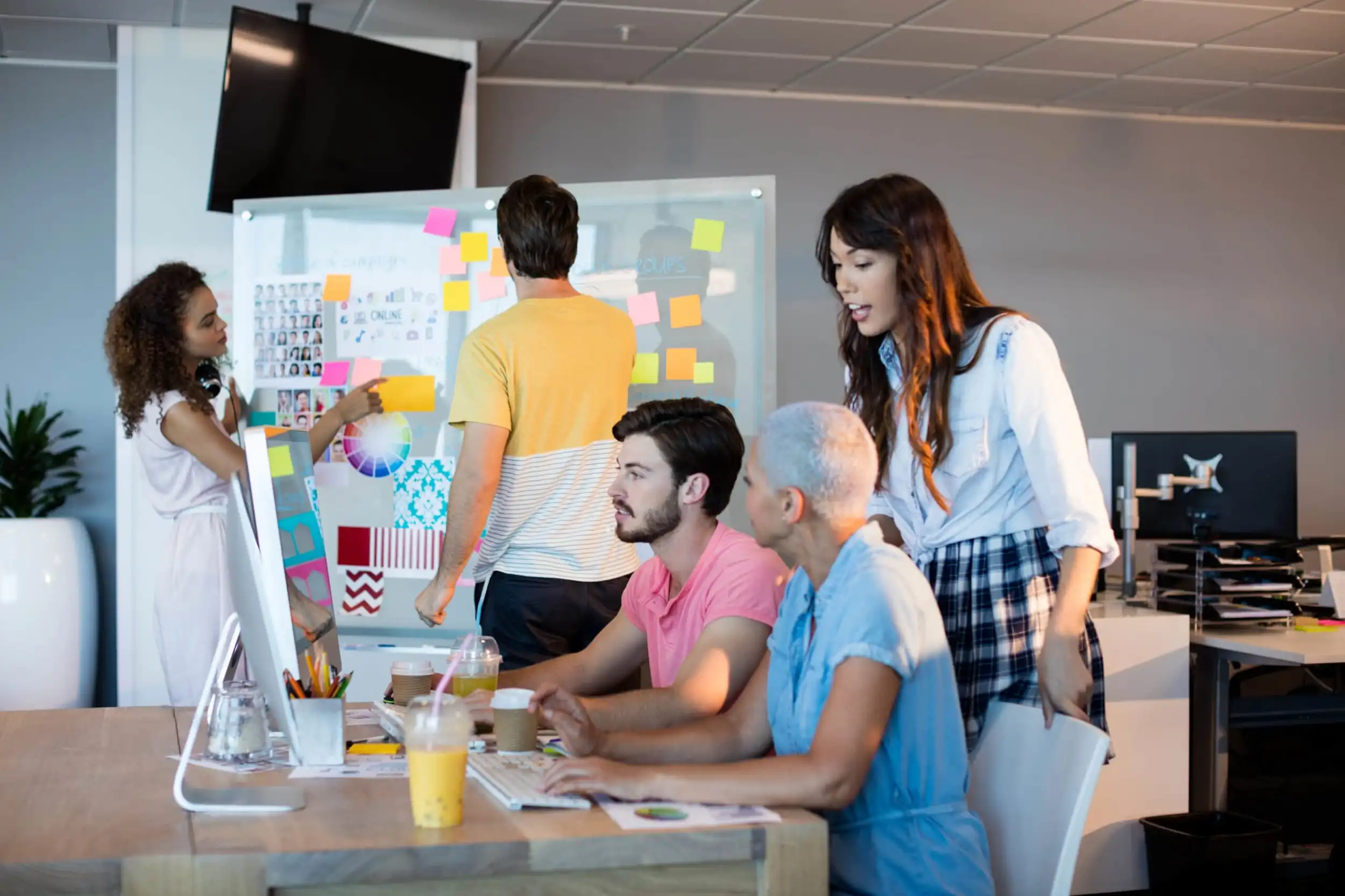 What is the hybrid business model in Asia sourcing